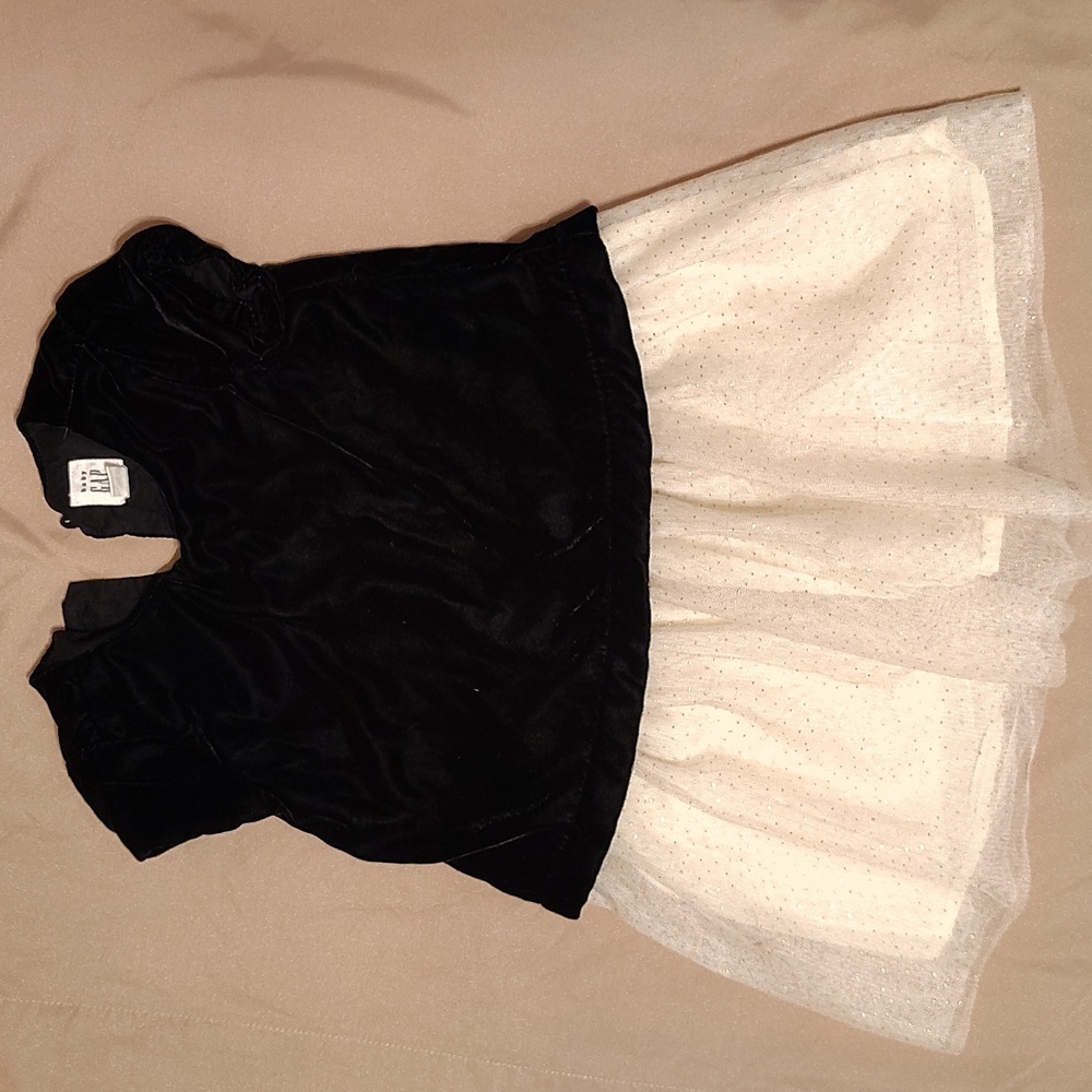 GAP Black and White Girls Sparkle Skirt